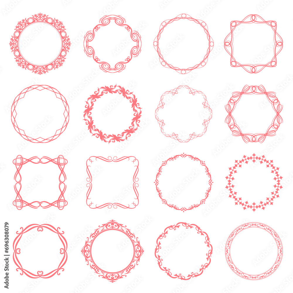 春をイメージしたアンティークフレームデザイン