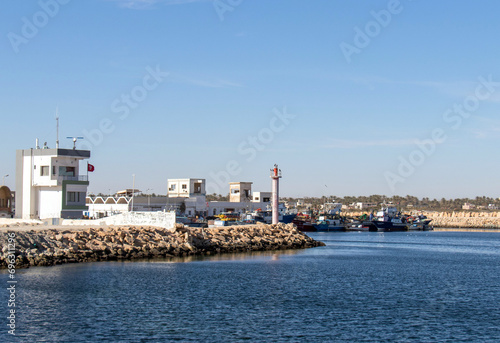 Fishing Port of Gabes, Tunisia, North Africa. photo