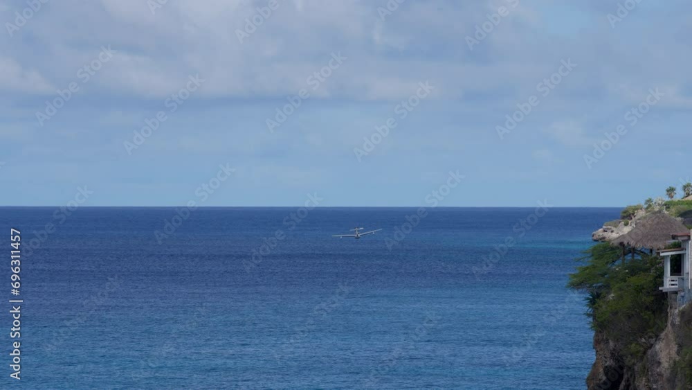 Seaplane splash and go in Super Slow Motion 4K 120fps