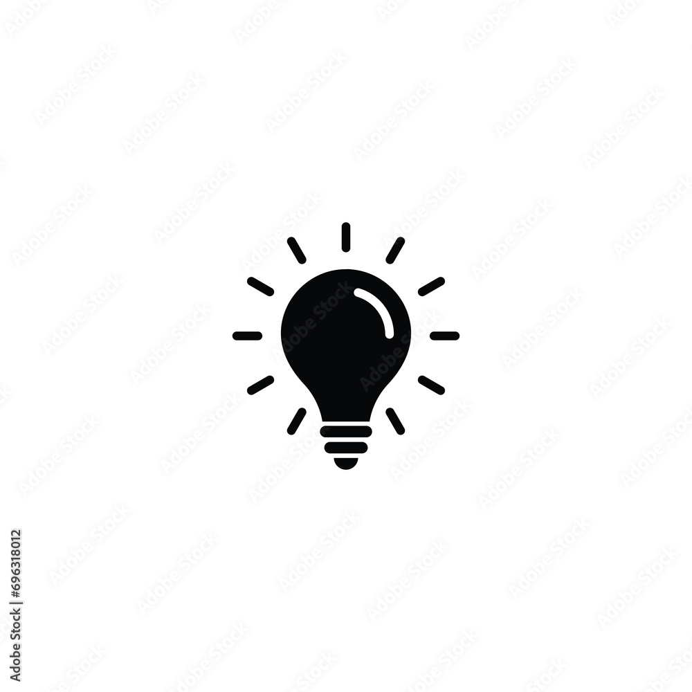 Light bulb icon, Light bulb sign vector for web site Computer and mobile app Light bulb icon, Light bulb sign vector for web site Computer and mobile app