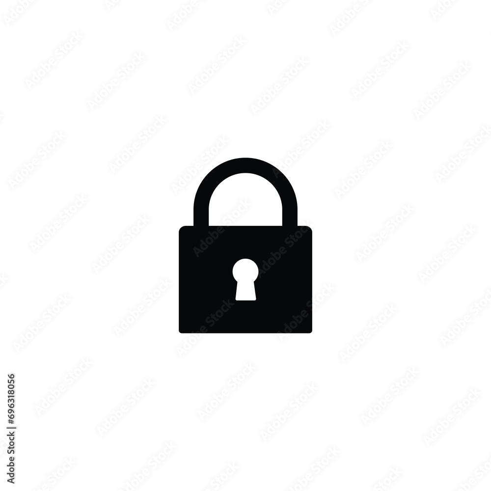 Lock icon, lock sign vector for web site Computer and mobile app Lock icon, lock sign vector for web site Computer and mobile app