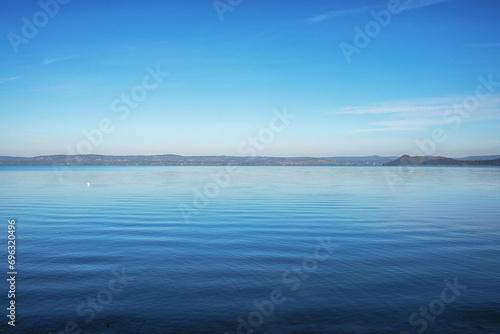 Waterfront at the Lake Balaton in Balatonfoldvar,Hungary. © Munka