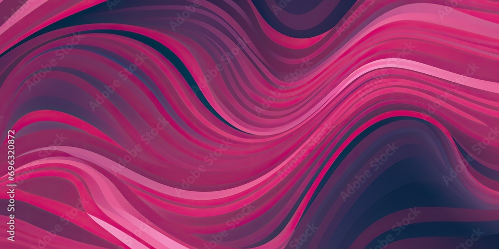 Obraz premium Red Waves Abstract Wallpaper Background: Energetic Rhythms in Motion