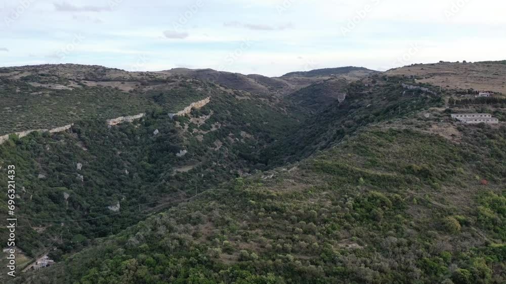 survol du centre de la Sardaigne survol du centre de la Sardaigne