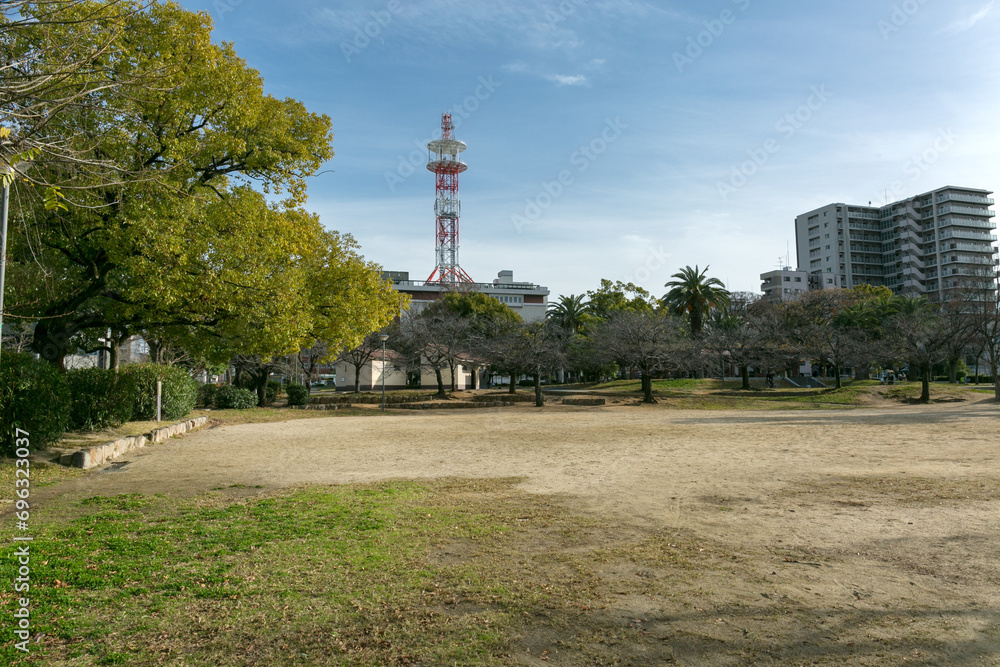 Obraz premium 戎公園(ザビエル公園)、大阪府堺市堺区櫛屋町西1丁1