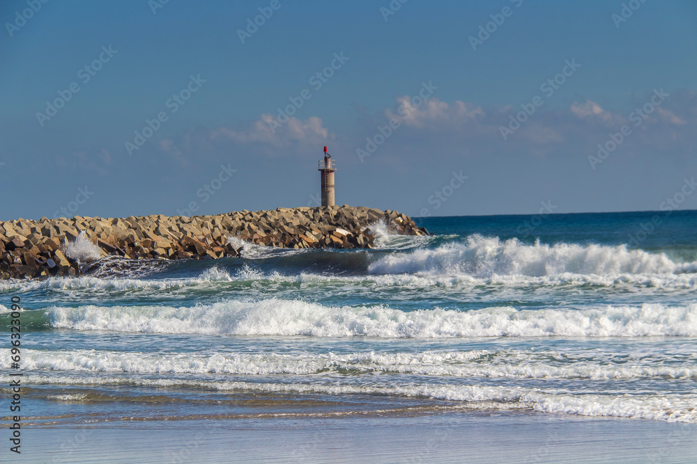 Lighthouse in El Haouaria, Tunisia. Noth Africa