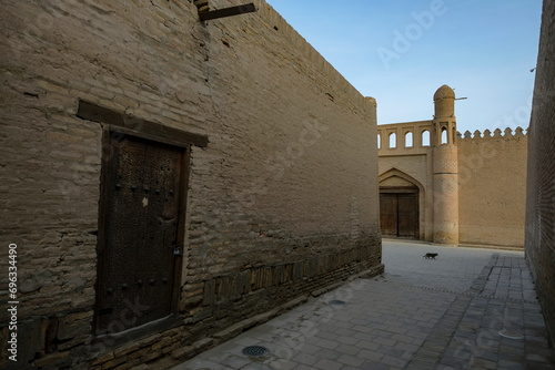 Tosh Hovli Palace in the old town of Khiva, Uzbekistan. photo