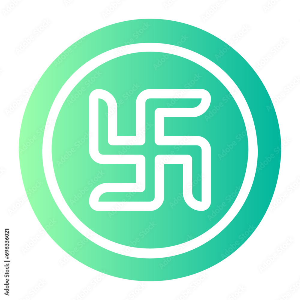 swastika gradient icon swastika gradient icon