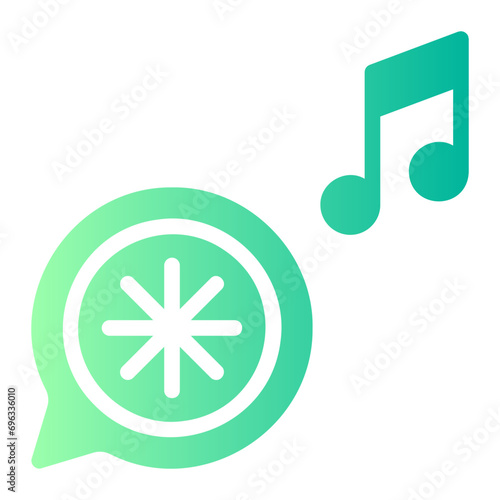 national anthem gradient icon