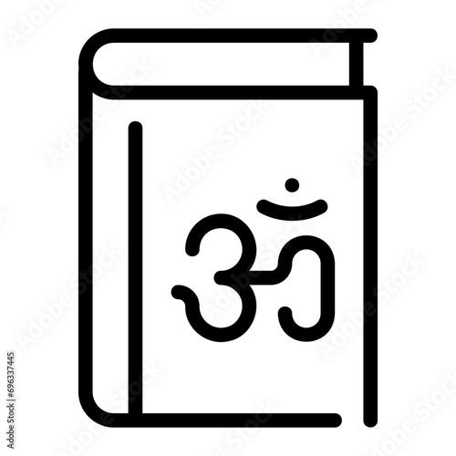 vedas line icon
