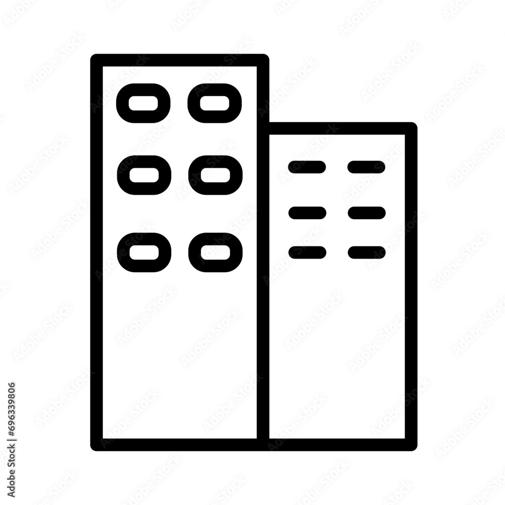 Building City Element Outline Icon Building City Element Outline Icon
