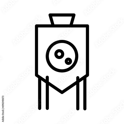 Beer Brew Factory Outline Icon