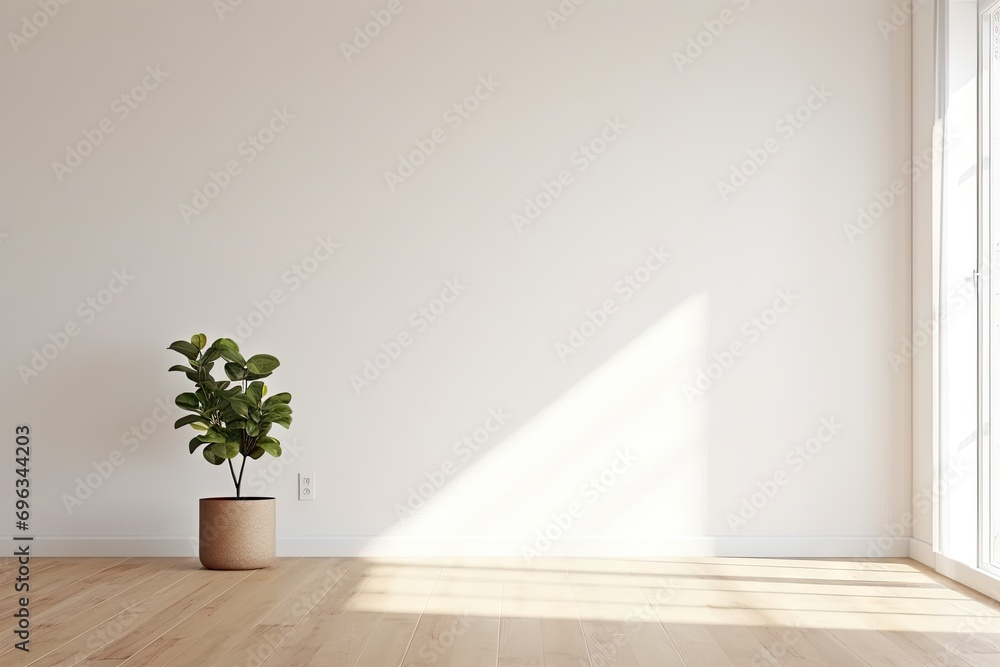 Essence of tranquility showcases simple yet elegant door standing as threshold to realms of peace and comfort. White room emanate sense of purity and calmness while gentle ambient light enhances Essence of tranquility showcases simple yet elegant door standing as threshold to realms of peace and comfort. White room emanate sense of purity and calmness while gentle ambient light enhances