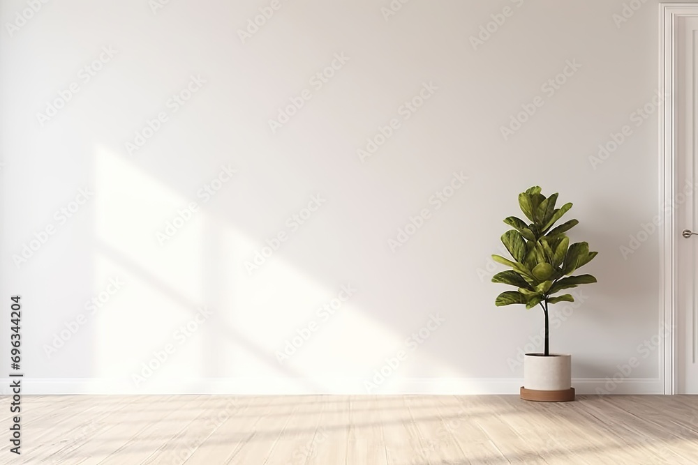 Essence of tranquility showcases simple yet elegant door standing as threshold to realms of peace and comfort. White room emanate sense of purity and calmness while gentle ambient light enhances Essence of tranquility showcases simple yet elegant door standing as threshold to realms of peace and comfort. White room emanate sense of purity and calmness while gentle ambient light enhances