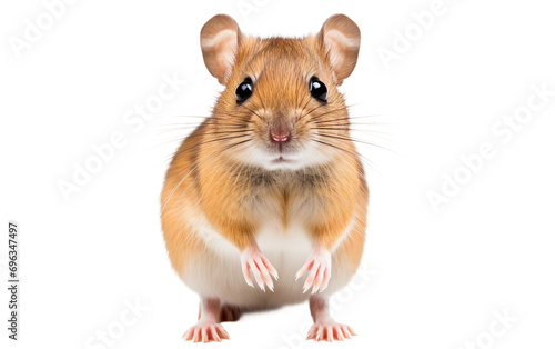 Gerbil on a Clear Background