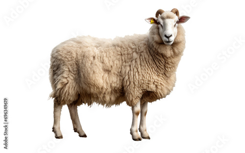 Sheep on a Transparent Background