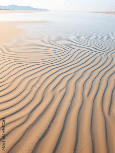 Desert Serenity - Gentle Waves on Sand © HNXS Digital Art