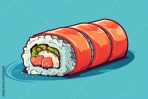 sushi, an image of Japanese cuisine, photo