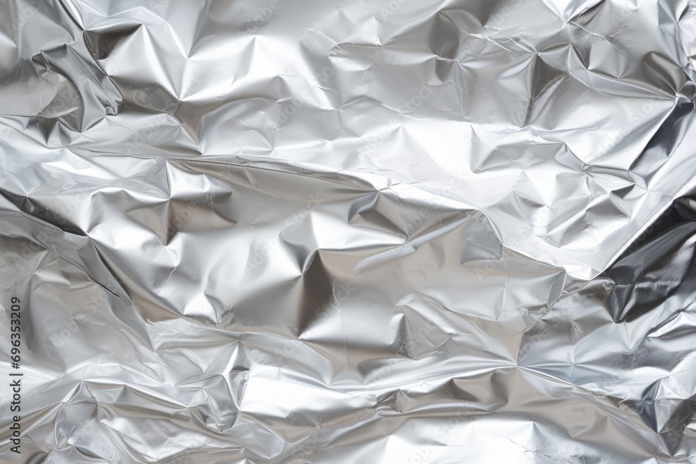 Silver tinfoil texture background Silver tinfoil texture background