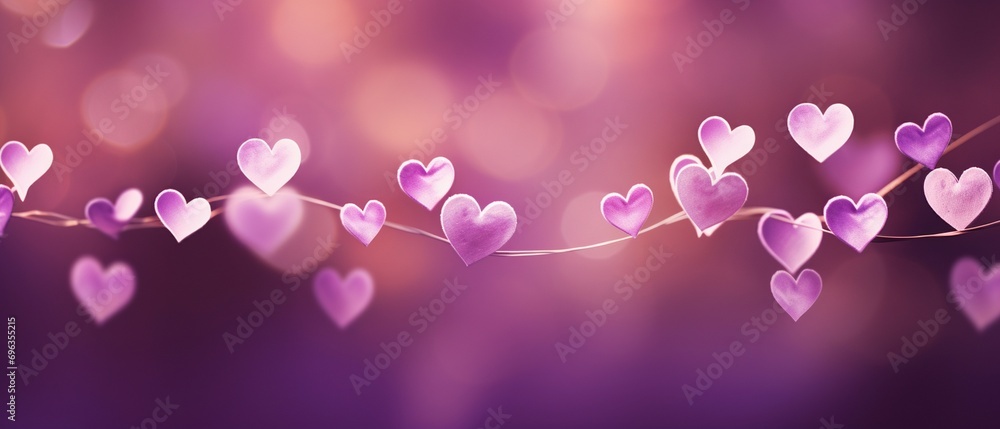 Valentine's day background with bokeh lights and hearts Valentine's day background with bokeh lights and hearts