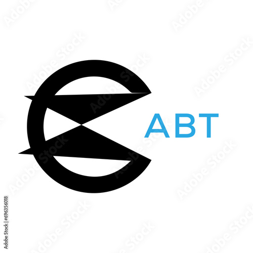 ABT Letter logo design template vector. ABT Business abstract connection vector logo. ABT icon circle logotype. 