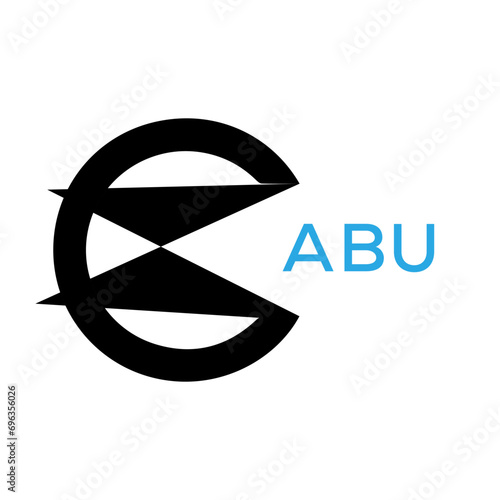 ABU Letter logo design template vector. ABU Business abstract connection vector logo. ABU icon circle logotype.
