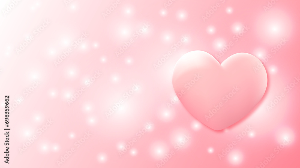 background with hearts. The concept of a background for a greeting or presentation. Valentine's day. Valentines in matte shades.