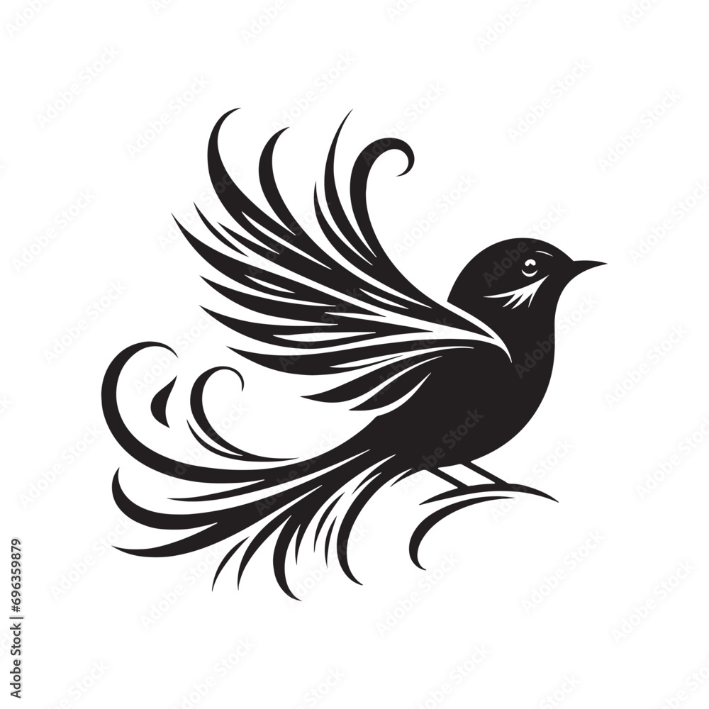 bird silhouette: Songbird Symphony, Melodious Robins, and Harmonic Avian Duets in Musical Shadows - Minimallest bird black vector
bird silhouette: Songbird Symphony, Melodious Robins, and Harmonic Avian Duets in Musical Shadows - Minimallest bird black vector