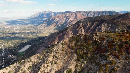 Ogden Utah Mountains Fall Colors  photo