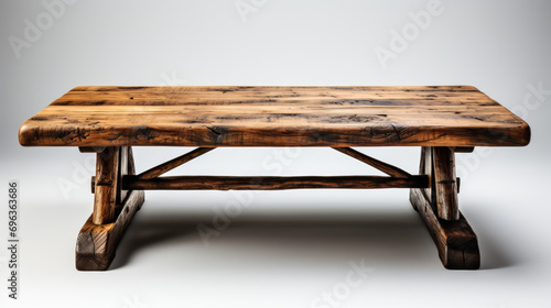 Country Charm: Rustic Reclaimed Wood Coffee Table