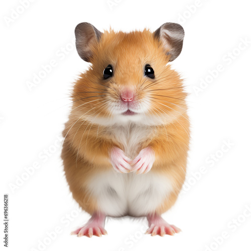 hamster on white background, PNG