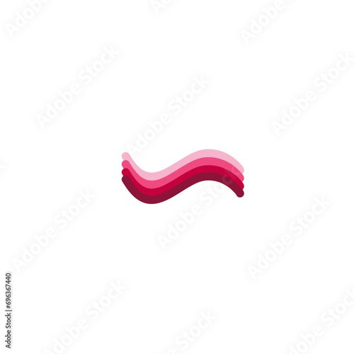 Multicolored Line Decoration Element