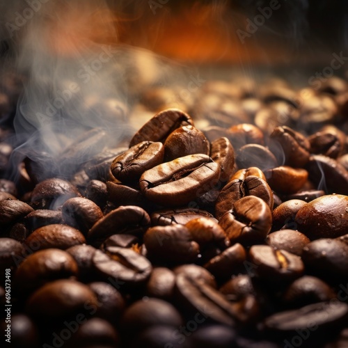 coffee bean background.generative ai