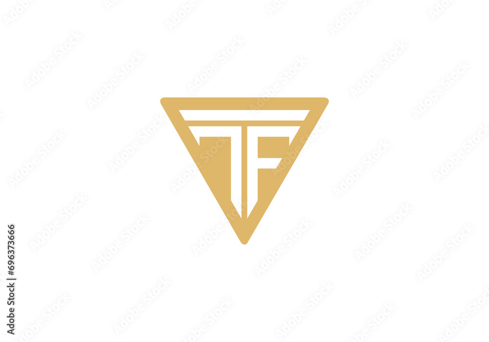 TF or FT initial letter logo design vector with TF or FT initial letter logo design vector with