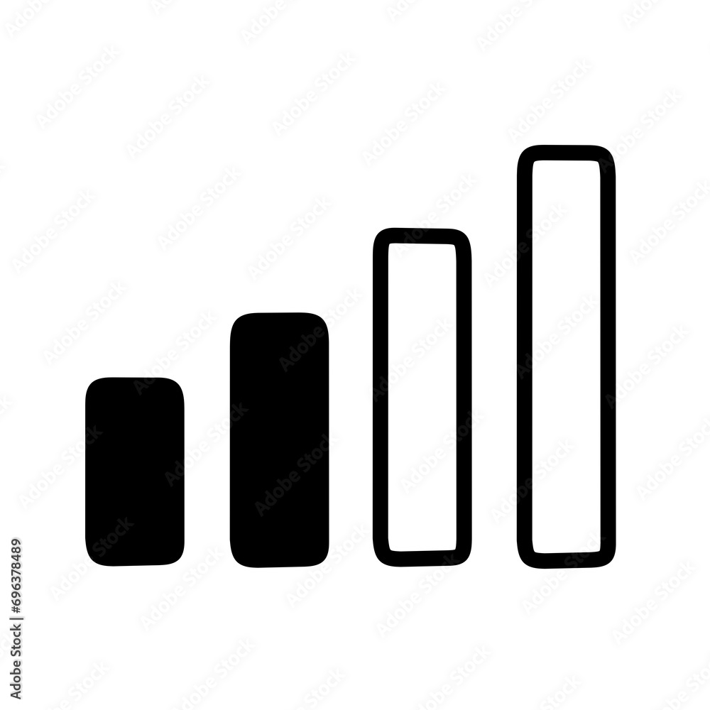 network signal status bar icon vector with simple design network signal status bar icon vector with simple design