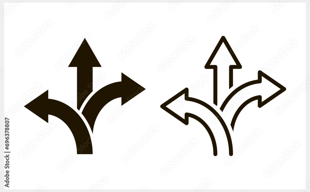 Trafic way icon isolated Road arrow Stencil vector stock illustration EPS 10 Trafic way icon isolated Road arrow Stencil vector stock illustration EPS 10