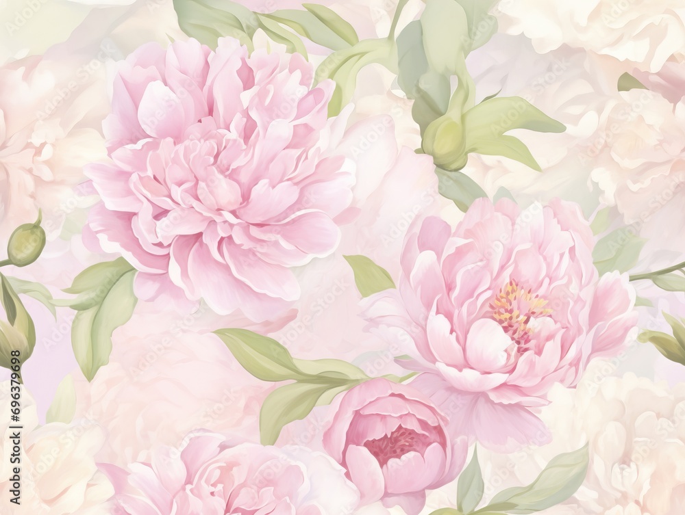 Floral watercolour background