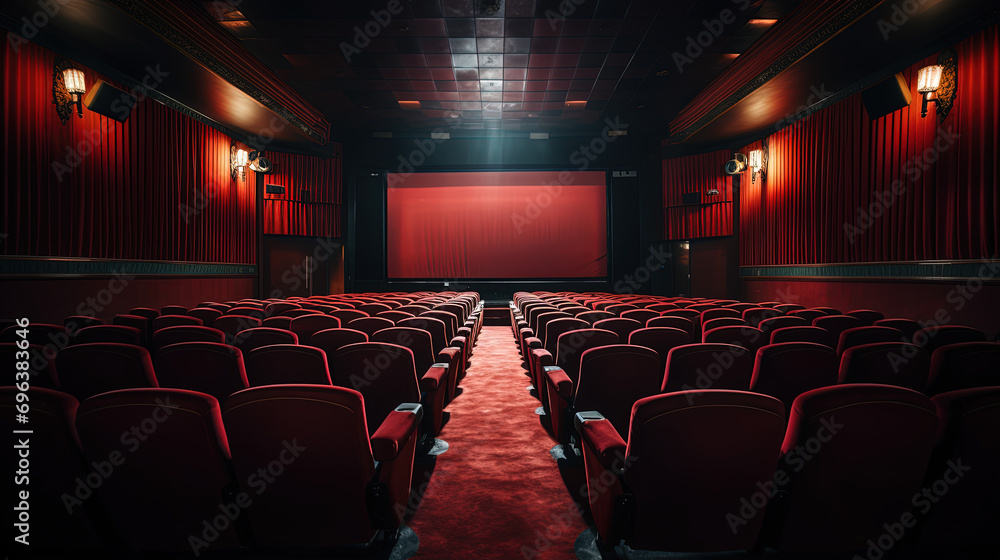 Empty Cinema Theatre