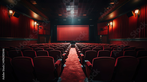 Empty Cinema Theatre