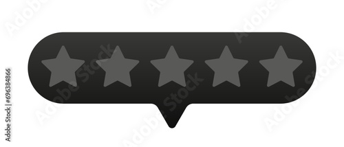 Zero stars illustration. Favorites, rating, rating, reviews, score, quality, award. Vector icons for business and advertising