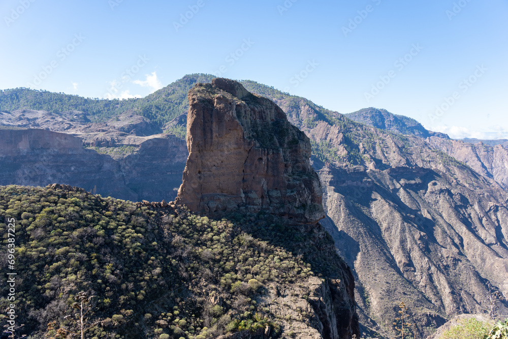 the mountains of roque palmes