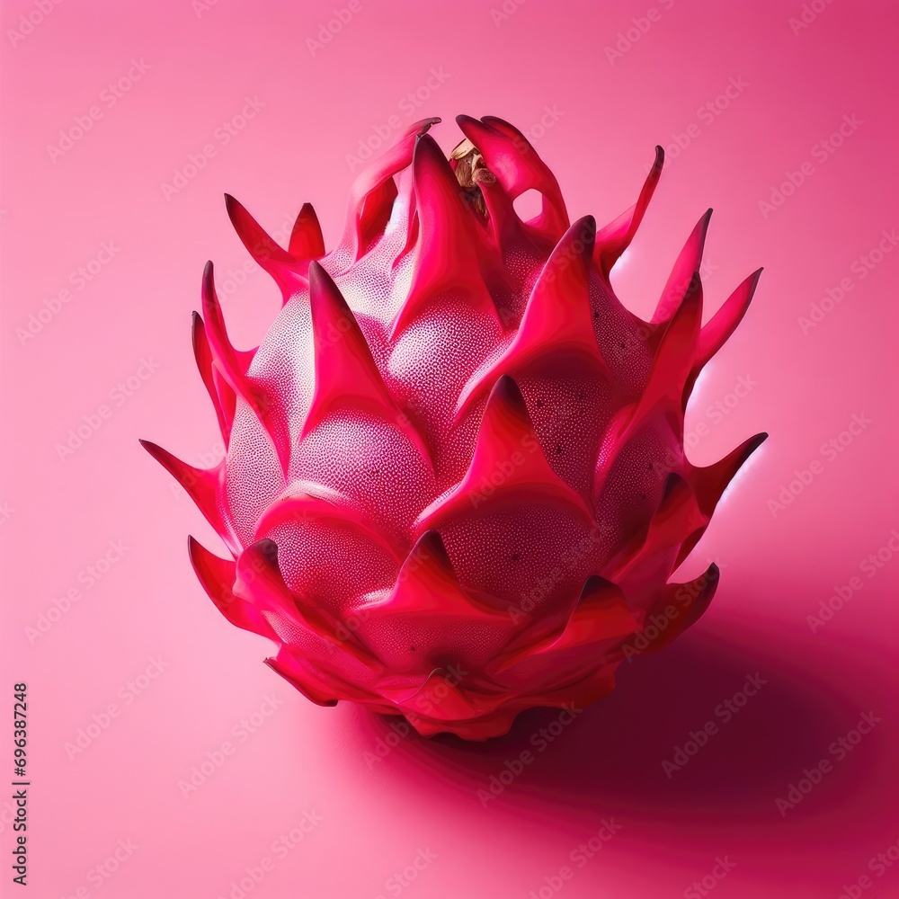 dragon fruit isolated on white background dragon fruit isolated on white background