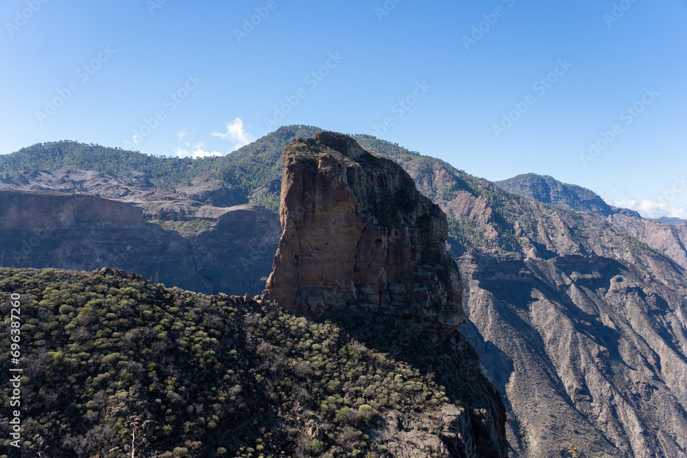 the mountains of roque palmes