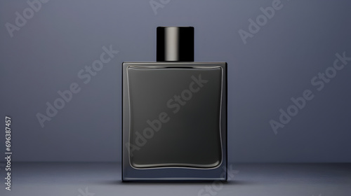 Men's perfume bottle mockup