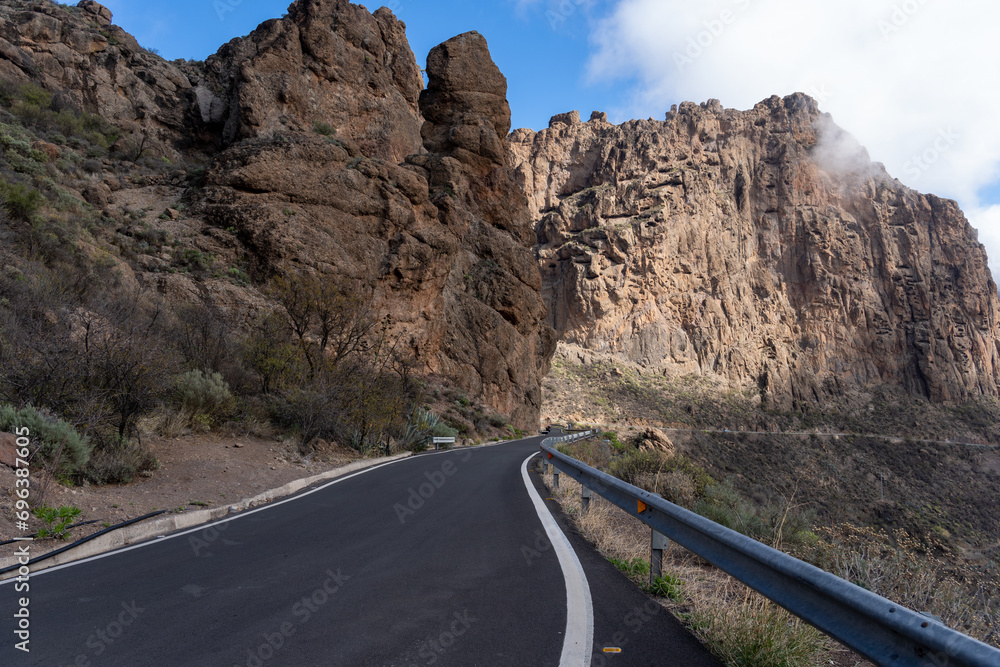 road to the mountains canary island road to the mountains canary island