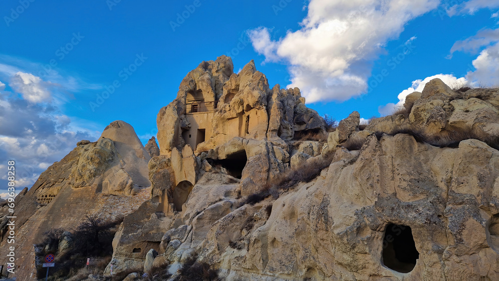 Caves Carved into Cappadocia's Timeless Rock Landscape.