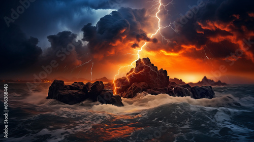 Thunderstorm and the Sea