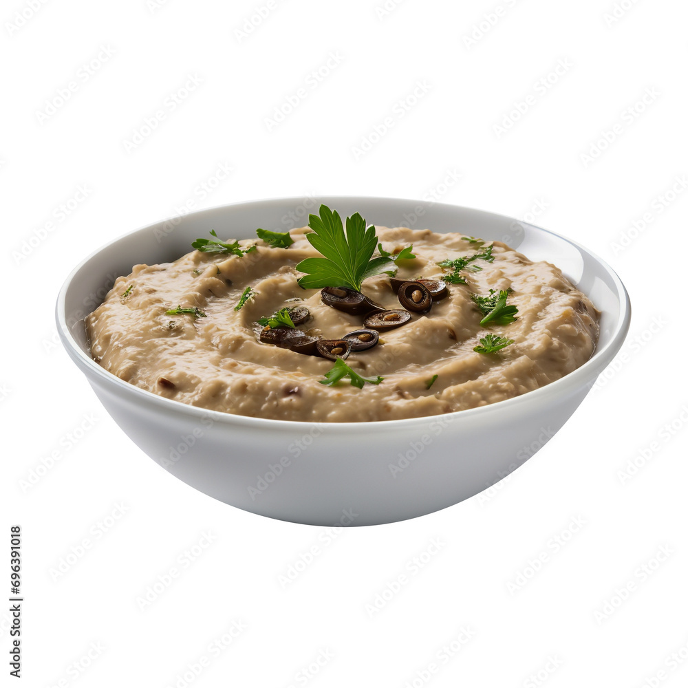 So Yummy Eggplant caviar isolated on transparent background
So Yummy Eggplant caviar isolated on transparent background