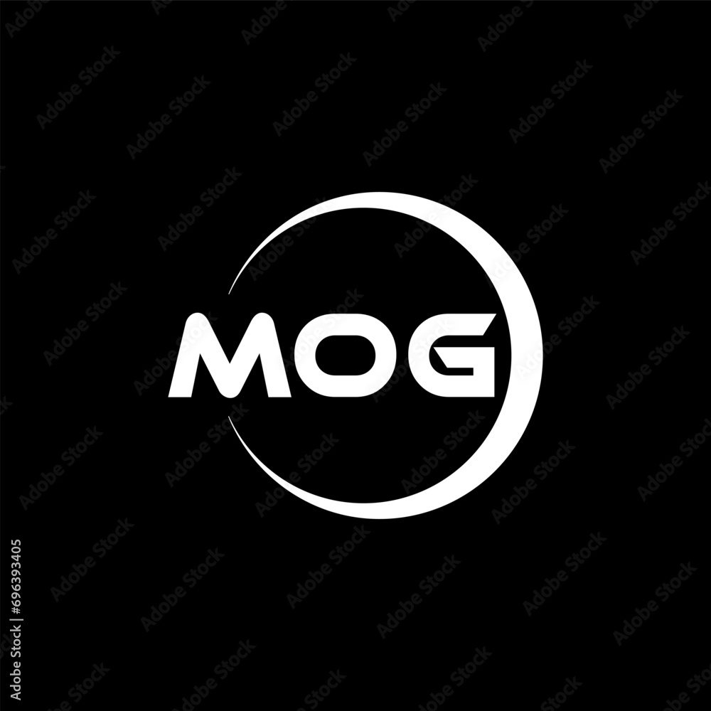 MOG letter logo design with black background in illustrator, cube logo, vector logo, modern alphabet font overlap style. calligraphy designs for logo, Poster, Invitation, etc. MOG letter logo design with black background in illustrator, cube logo, vector logo, modern alphabet font overlap style. calligraphy designs for logo, Poster, Invitation, etc.