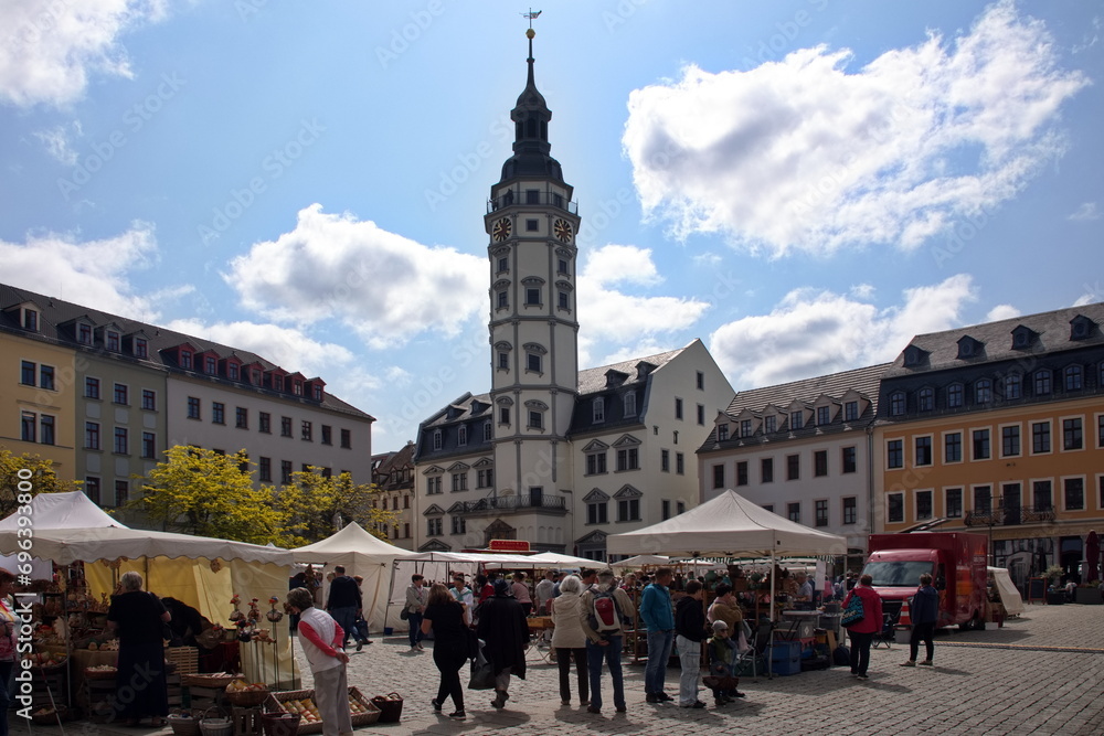 Naklejka premium Rathaus in Gera